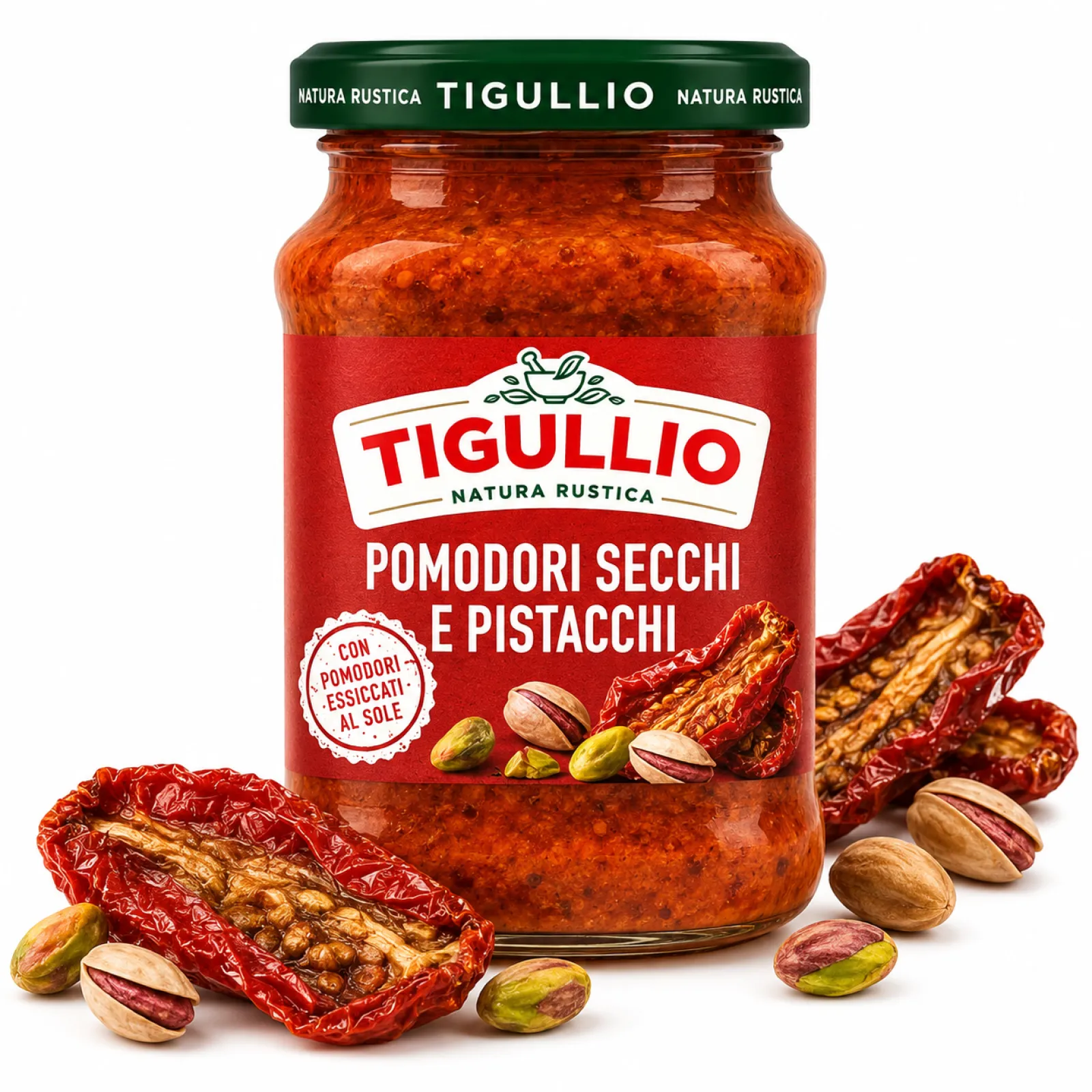 Pesto Tigullio pomodori secchi e pistacchio